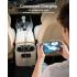 Belkin USB C Car Charger 75W w/ 30in Retractable USB C Cable - iPhone Charger, Compatible with iPhone 17 & 16 Series, Galaxy S25 Series, AirPods, Tablet, MacBook, Chromebook, etc. - Black